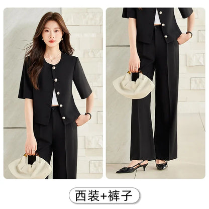 Fashionable Professional Women's Clothing, Two-Piece Blazer+Pants, Exquisite Elegant, 2026 Spring/Summer New Collection