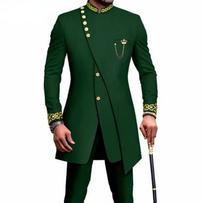 New Casual Men's Suit Slim Two-piece Set Costume Homme Suits for Costume Homme Pour Mariage Terno Masculino Completo