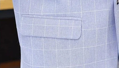 Party Linen Gray Men's Suit Jackets Single Breasted Coat Male Blazer Summer New in Simple Clothing Fashion 2025 Casual Classic