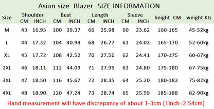 Blazer Men's Fashion Outdoor Travel Gentleman Wedding Slimming Business Versatile Trendy Casual Korean-style Formal Wear Blazer