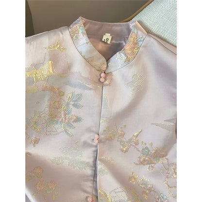 New Chinese Women's Waistcoat Vest Spring Autumn Retro Sleeveless Vest Jacket Coat Fashion Female Casual Tops Chaleco Mujer