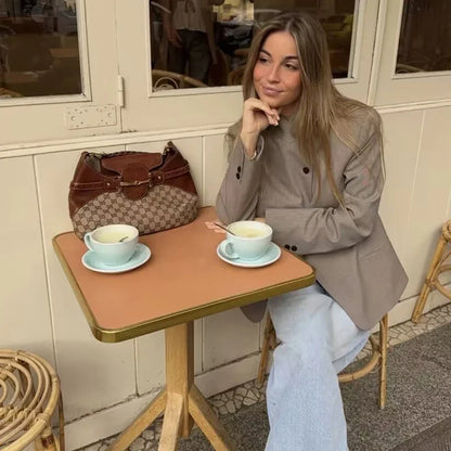 Blazers Spring Women's 2026 New Jackets Fashion Youth Elegant Office Blazers Blouse Chic Spring Travel Holiday Street Blazers