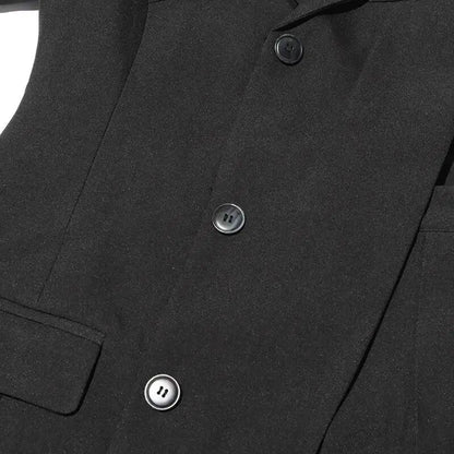 Women Blazer Asymmetric Single Breasted Waist Hollow Out Ruched Slim Fit Elegant Fashion High-end Dresses New Spring HK8685