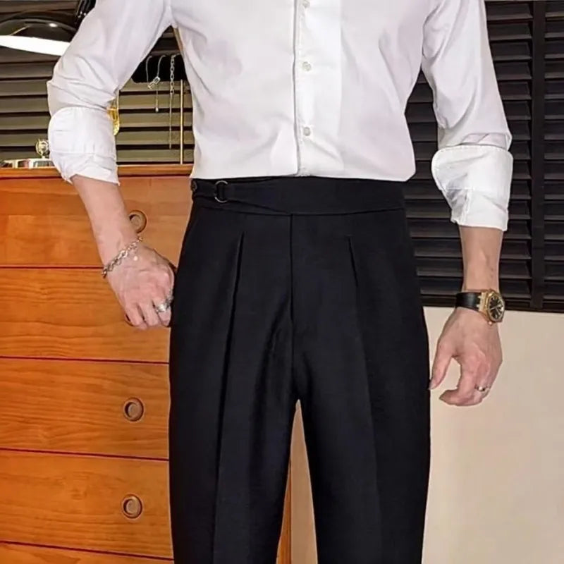 Business Mens Banquet Wedding Suits Set Italian Style Single Button Classic Slim Male Blazers Suit Pant Two-Piece Set Outfits