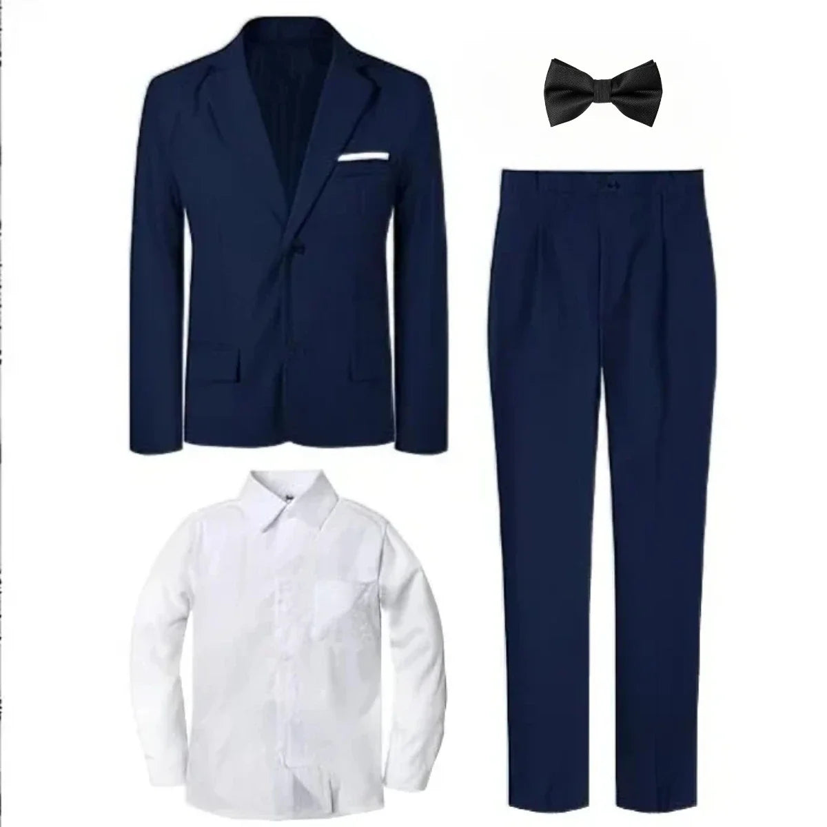 Boys Suits for Wedding Teenager Easter Tuxedo Kids Formal School Performance Photography Birthday Party Halloween Outfit Set