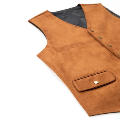Men's Flannel Vest Single Breasted Waistcoat for Weddings & Formal Occasions