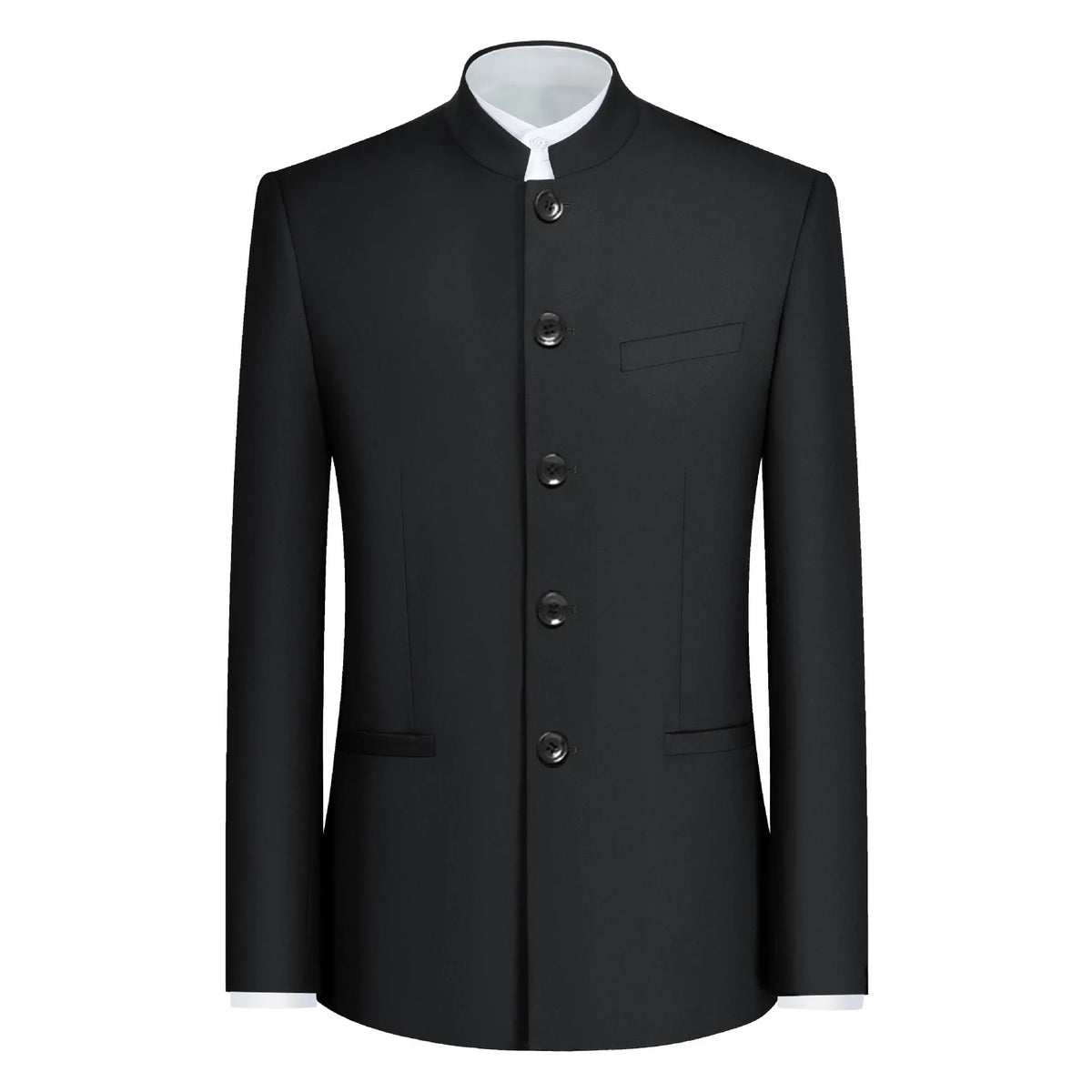 2026 Elegant Jacket Gentlemen Chinese Style Stand Collar Blazer Men's Slim Fit Chinese Groom's Dress