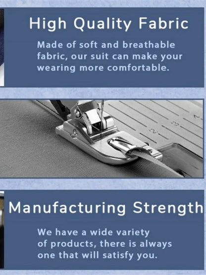 Black Elegant Men's Double Breasted Suits 2 Pieces Stage Performance Peak Lapel Man Formal Suit Set Wedding Groom Sets XS-6XL