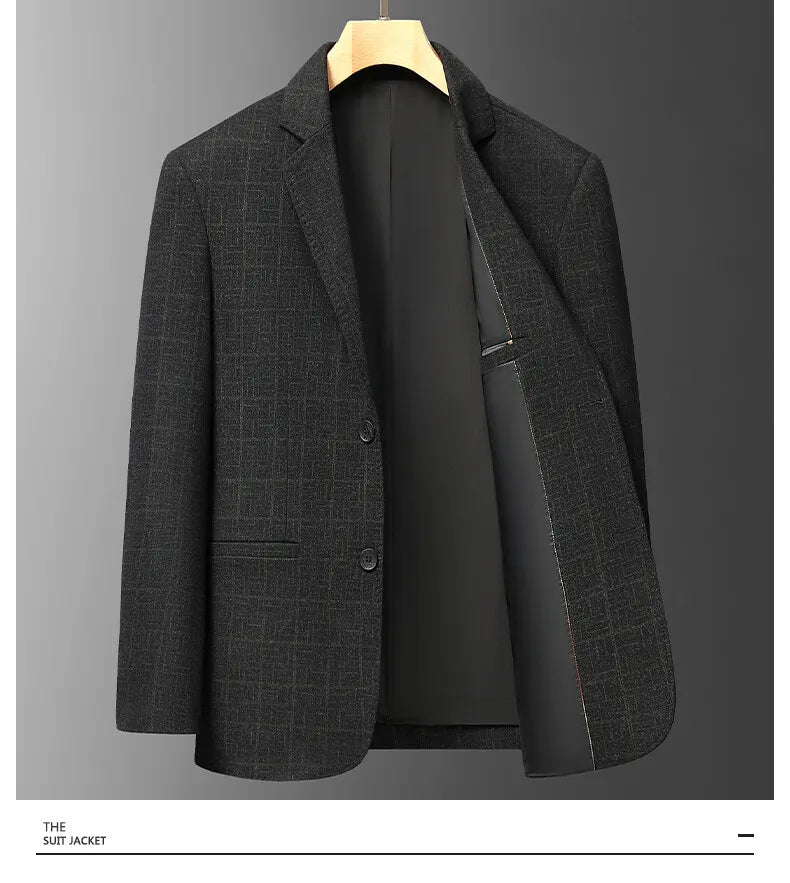 Blazer Outdoor Men's Casual, Fashionable, Sporty, Slimming, Trendy British Style, Versatile Business Gentleman Wedding Blazer