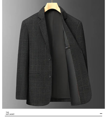 Blazer Outdoor Men's Casual, Fashionable, Sporty, Slimming, Trendy British Style, Versatile Business Gentleman Wedding Blazer
