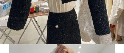 Fashionable Short Tailored Jacket Women's Loose Fit Perfume Style Korean Version Spring Autumn New Popular West Suit Top