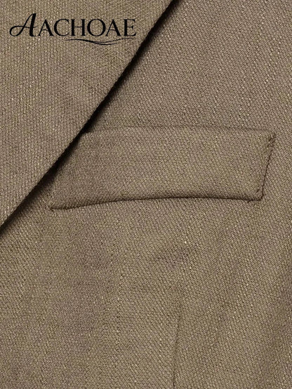 Women Oversized Blazer Single Breasted Lapel Long Sleeve Loose Suit Jacket Elegant Casual Office Lady Outerwear