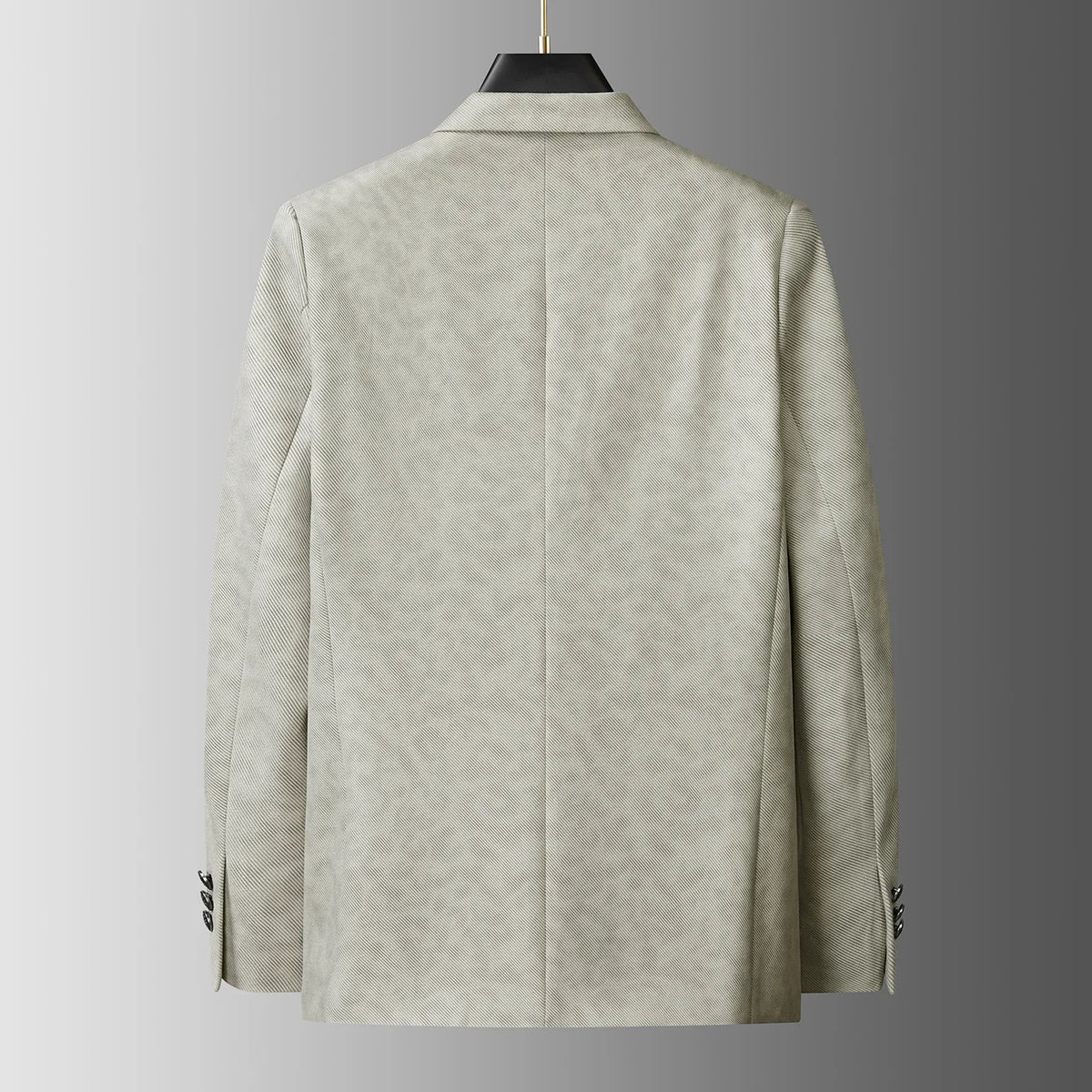 Men's Plus Size Smart Casual Blazer – Light Beige | Spring Autumn Jacket