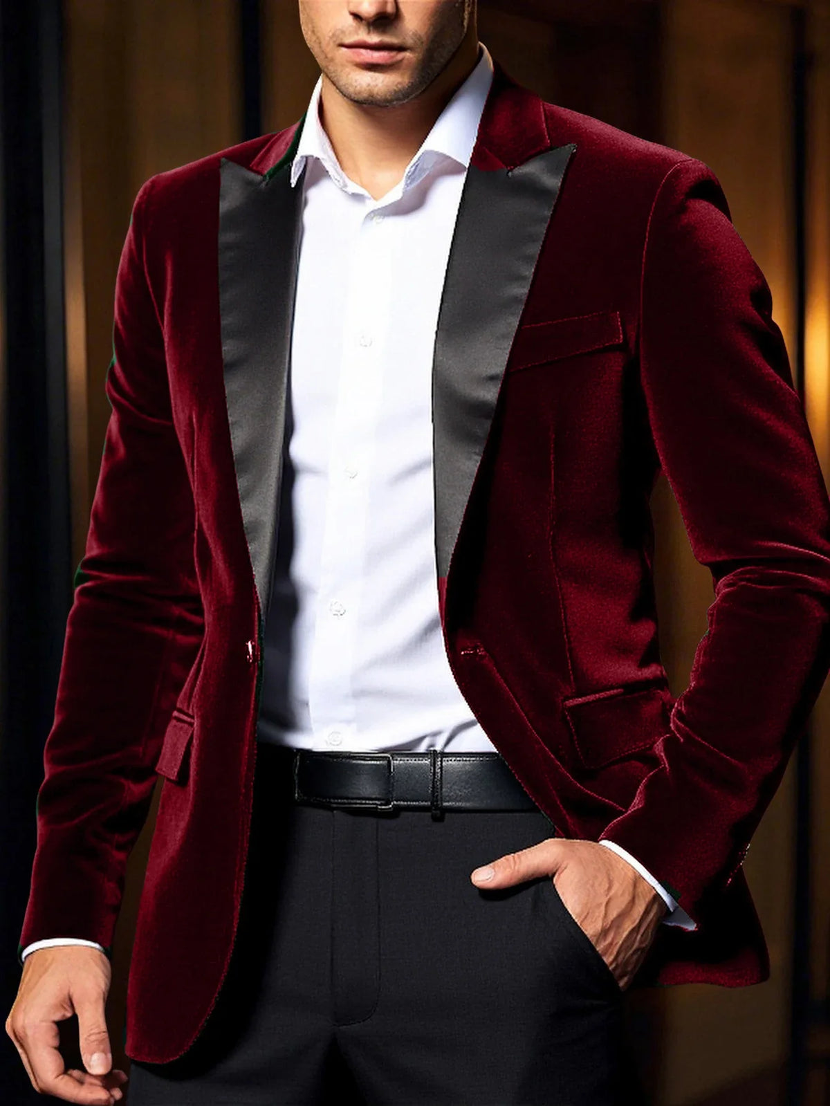 Steampunk Velvet Blazers Jacket for Man Smoking Homme 2025 Luxury Designer Wedding Banquet Groomsmen Formal Dress Men Suit Coats