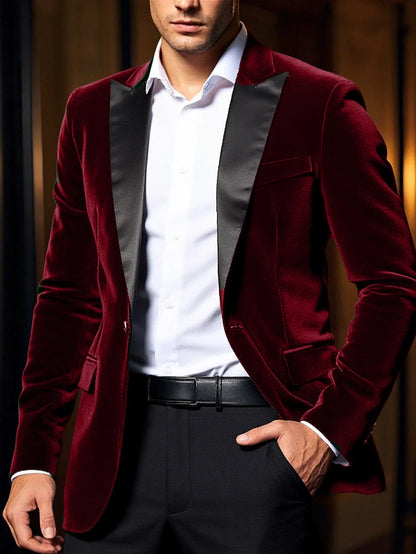 Steampunk Velvet Blazers Jacket for Man Smoking Homme 2025 Luxury Designer Wedding Banquet Groomsmen Formal Dress Men Suit Coats