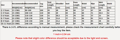 Boys Girls 4Pieces Suit Set Kids School Uniform With Vest Pants Shirts Tie Twins Birthday Piano Performance Costume
