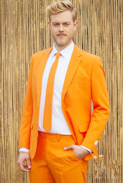 Ensemble de costumes de mariage élégants pour hommes - 2 pièces - Coupe ajustée - Revers cranté - Blazer simple boutonnage - Pantalon - Costumes de cérémonie d'affaires - Smokings pour hommes - Vêtements pour hommes