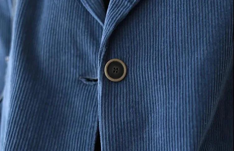Female Coats and Jackets Retro Women's Corduroy Blazers 2025 New Arrivals Korean Popular Clothes Outerwear On Promotion Fashion