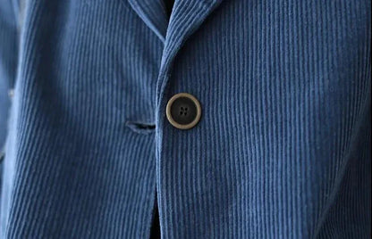 Female Coats and Jackets Retro Women's Corduroy Blazers 2025 New Arrivals Korean Popular Clothes Outerwear On Promotion Fashion