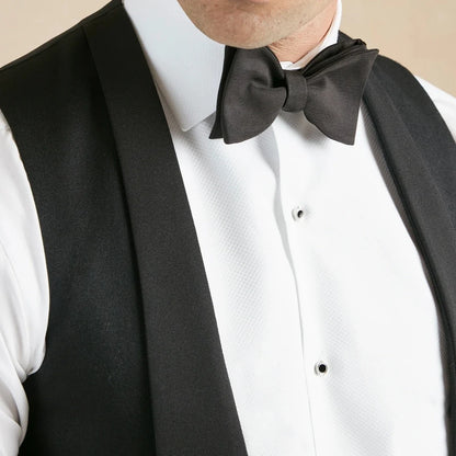 Men's Formal Vest Single Breasted Lapel Waistcoat for Weddings & Business
