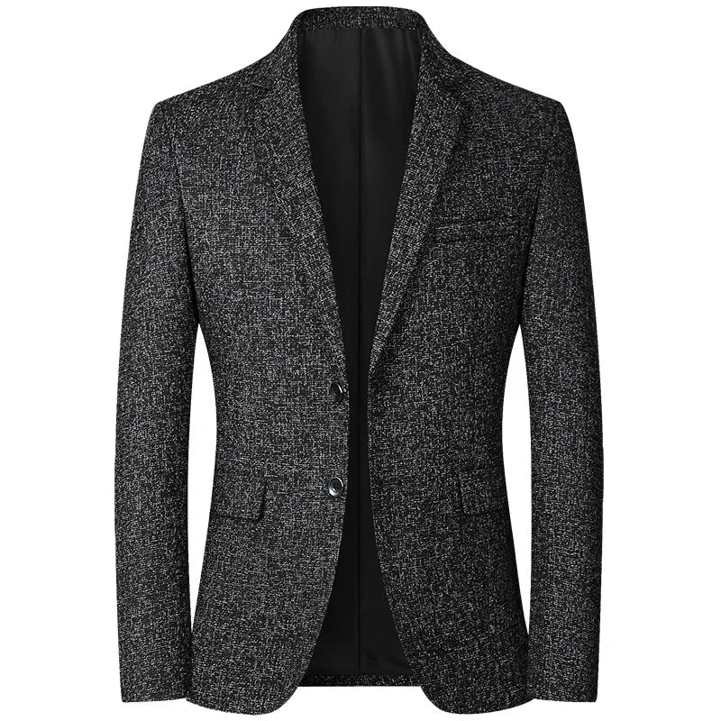 High Quality Men's Blazer Spring Non Ironing Solid Suit Jacket Business Casual Blazer Men Clothing Wedding Suit Jackets A5FX102