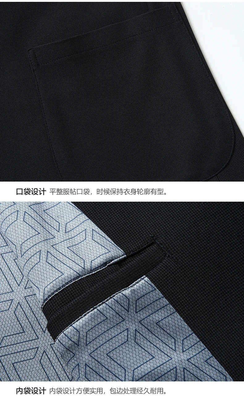 2026 High Quality Fashion Handsome Autumn New Business Fashion Business Suit Solid Color Single West Coat M-4XL
