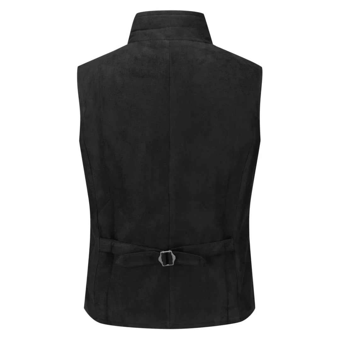 Men's Formal Double-Breasted Vest for Weddings, Banquets & Business