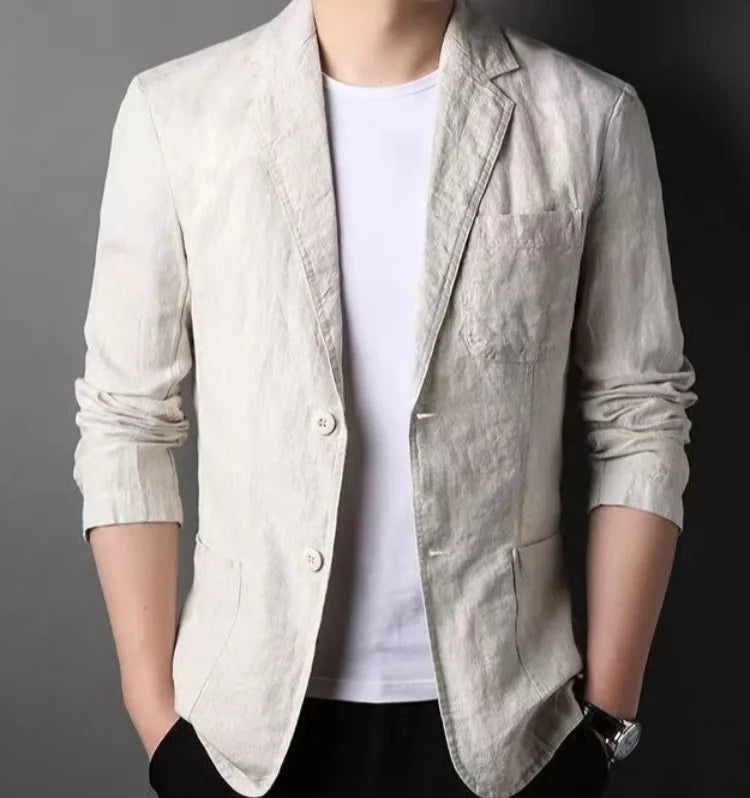 Men's Lightweight Business Casual Blazer Spring Summer Sun Protection Jacket