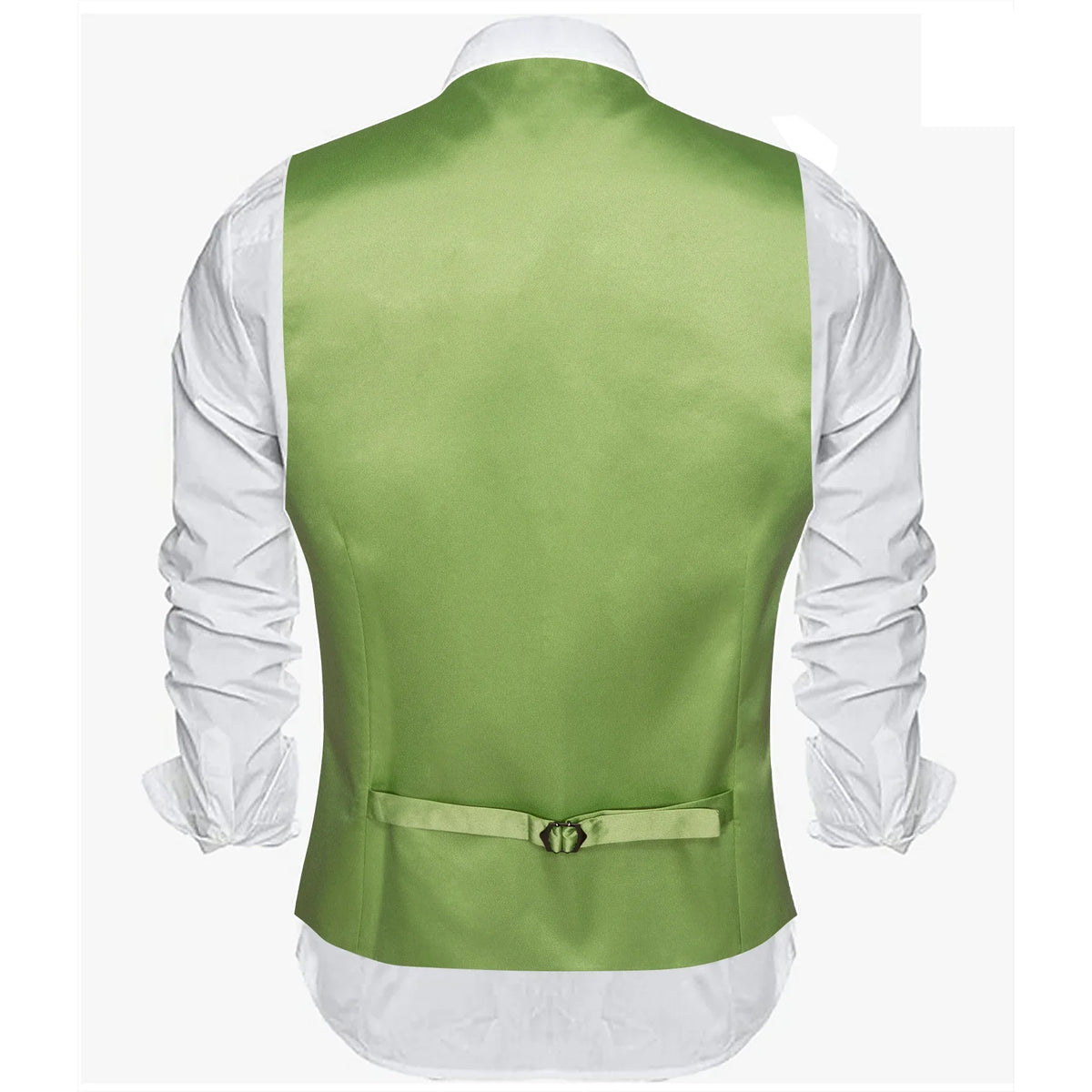 Men's Satin Vest Slim Fit Single-Breasted Waistcoat for Weddings and Formal Occasions
