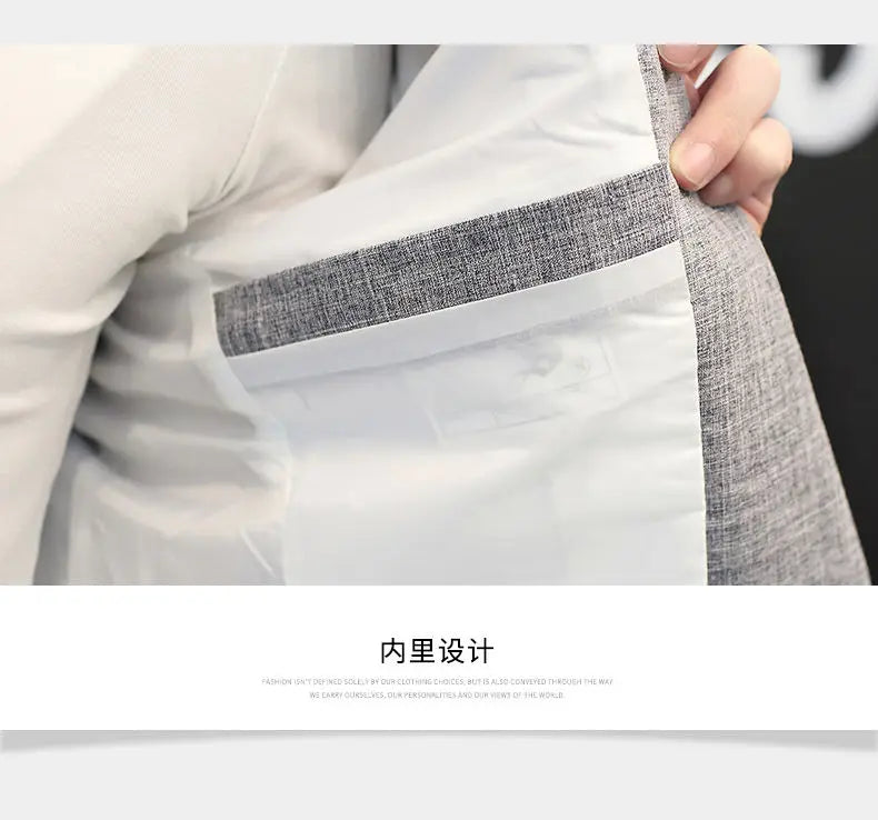 Blazer: Outdoor Fashion, Business-style, Gentleman's Wedding Host, Campus Casual, Relaxed, Korean-style, Youthful Men's Blazer
