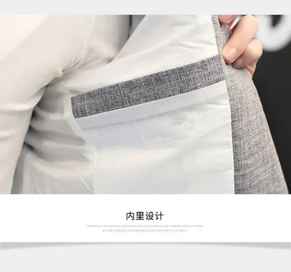 Blazer: Outdoor Fashion, Business-style, Gentleman's Wedding Host, Campus Casual, Relaxed, Korean-style, Youthful Men's Blazer
