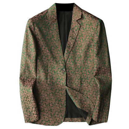 Luxury Retro Suit Jacket for Men Fashion Casual Business Formal Jackets Social Streetwear Office Blazers Men's Clothing M-4XL