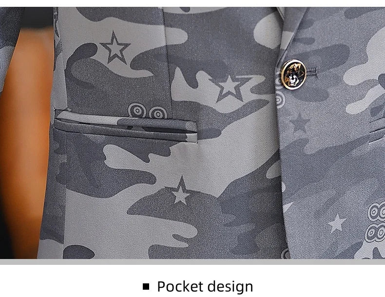 Men's Leisure Suit Jacket Spring Autumn Handsome Business Formal Fashion Hong Kong Style Advanced Sense Casual Wear