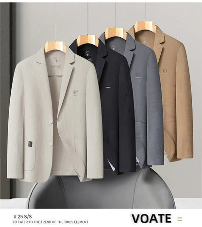 Men's High-End Business Casual Suits and Casual Smart Blazers for Young Adults and Fashionable Versatile Business Suits