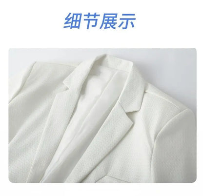 Men's Slim Fit Fashionable Hair Stylist Little Blazer Autumn 2026 New Arrival Trendy Small Jacket for Younger Men