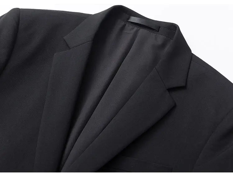 Korean Style Menswear Clothing Blazer Uniform Suits Jackets Coats 2026 Fashion Casual Men Business Social Blazers Hommes De Luxe