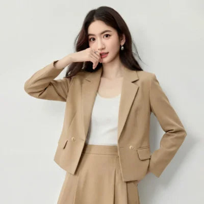 Women's Work Wear Blazer Commuter Suit Jacket 2026 Spring Office Lady Fashion Elegant Female Outfits 161XC6457X