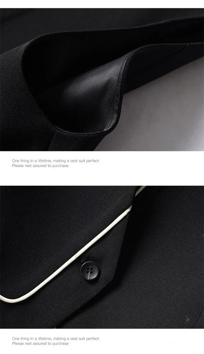 Black Office Suit Vest Jacket Women Clothing 2026 New Korean Sleeveless Jacket Coat Casual Waistcoat Feminine Waistcoat Tops