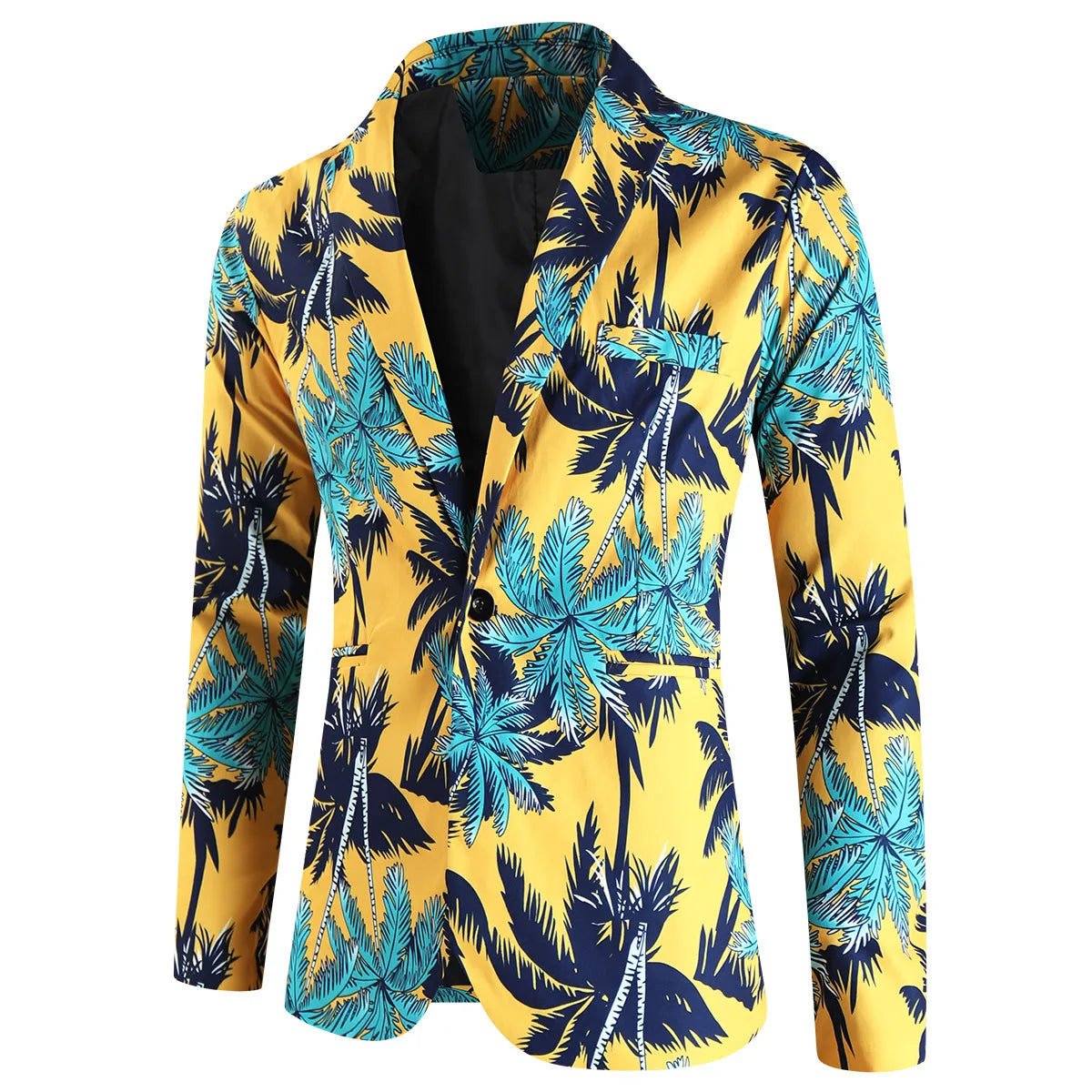 Man Suit Jacket Blazer Casaco Masculino Elegante 2025 High Quality Paisley Floral Printed Party Mens Suits Vestones Para Hombre