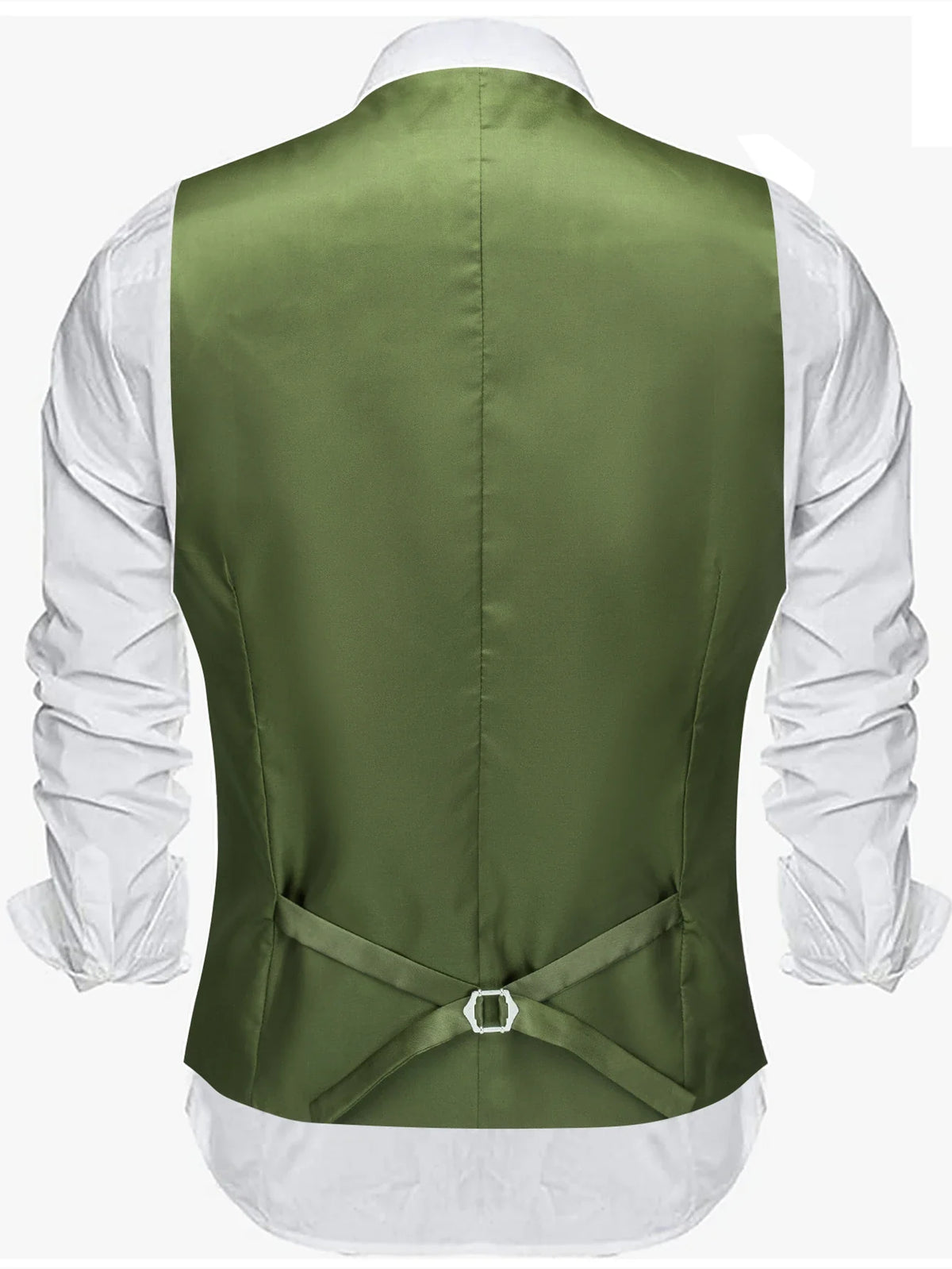 Men's Satin Formal Vest – Multi-Color Wedding & Business Waistcoat for Men