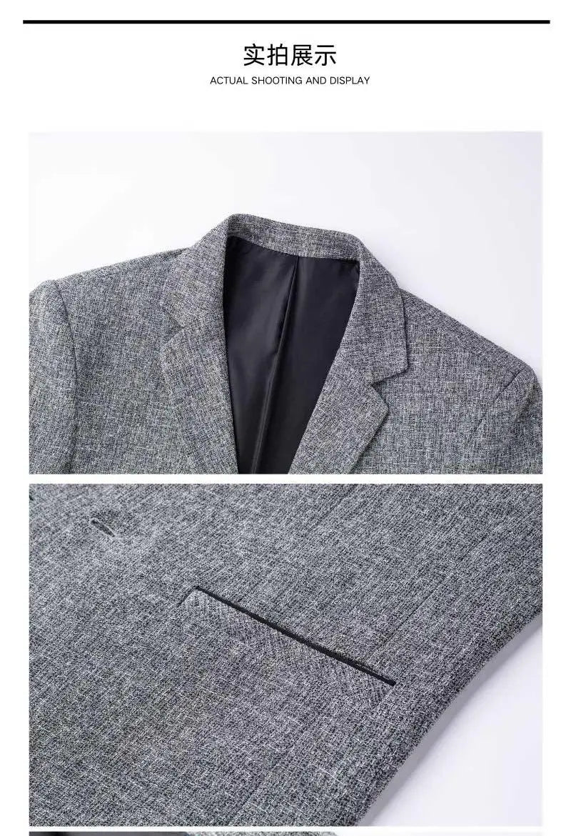Spring New Style Men's Suit - Formal and Casual Business Casual Fashionable and Versatile Suit Jacket for Parties