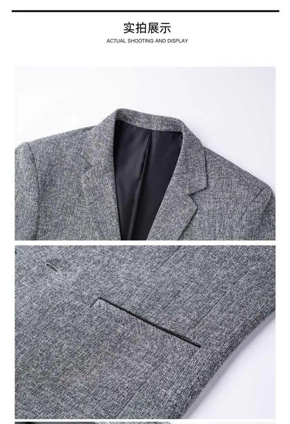 Spring New Style Men's Suit - Formal and Casual Business Casual Fashionable and Versatile Suit Jacket for Parties