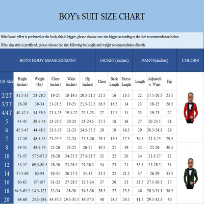 Boys Suit Set Mandarin Collar Tuxedo with Gold Buttons for Weddings and Formal Occasions
