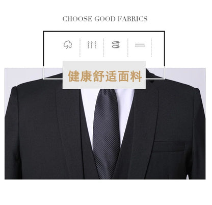 Men's Slim Fit Suit – Smart Casual Single Breasted Office & Wedding Suit