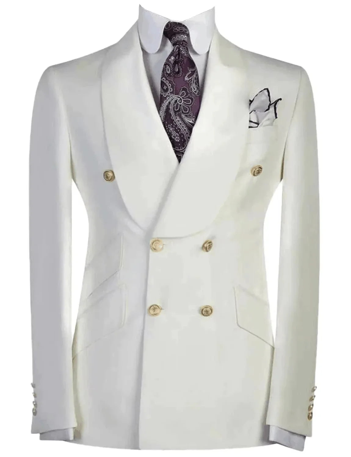 2026 Men's Blazer Business Gentleman Fashionable and Fitted Casual Work Solid-color Wedding Best Man Party