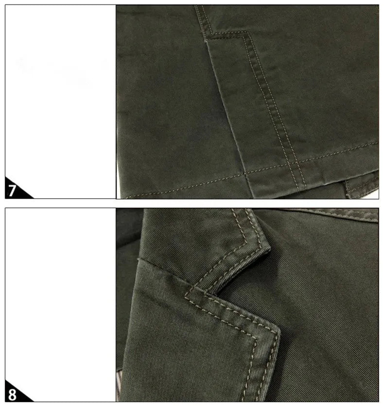 2026 Spring Men 100% Cotton Casual Blazer Men's Brand Military Jacket Blazers Mens Suit Coat Male Blazer Masculino Jackets