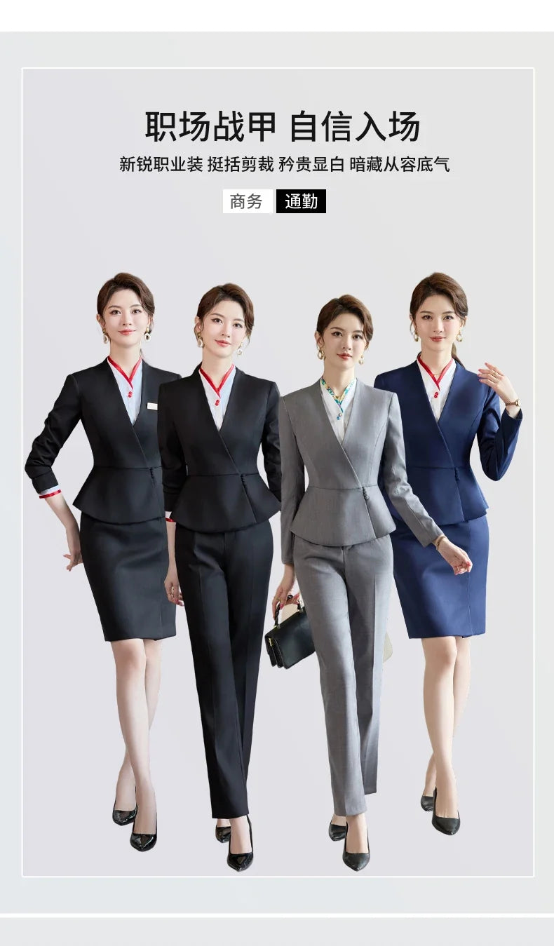 Fashion professional women's two-piece pants+suit jacket, exquisite  elegant, new for autumn  winter 2025