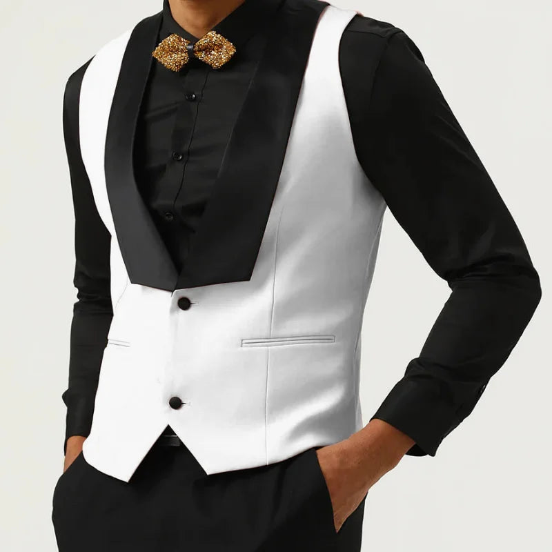 Men's Satin Vest for Weddings & Formal Events – Multiple Colors