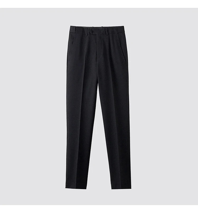 Men's High-End Wool Suit Three-Piece Set Business Casual Fashion Tencel Vest Trousers Bridegroom Wedding Dress