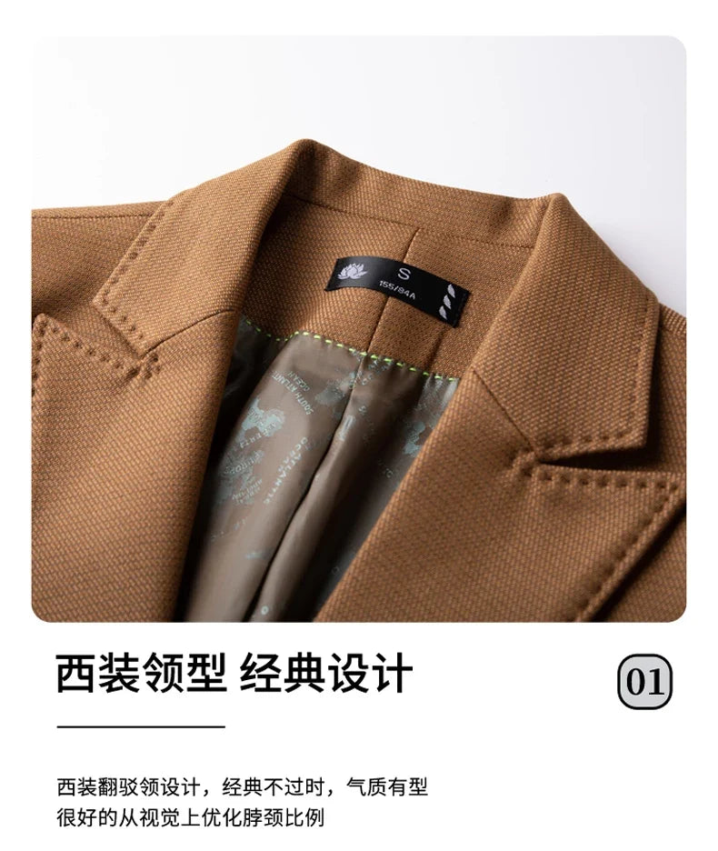 Professional women's exquisite two-piece trousers + suit jacket, elegant fashionable, new style for autumn winter 2025